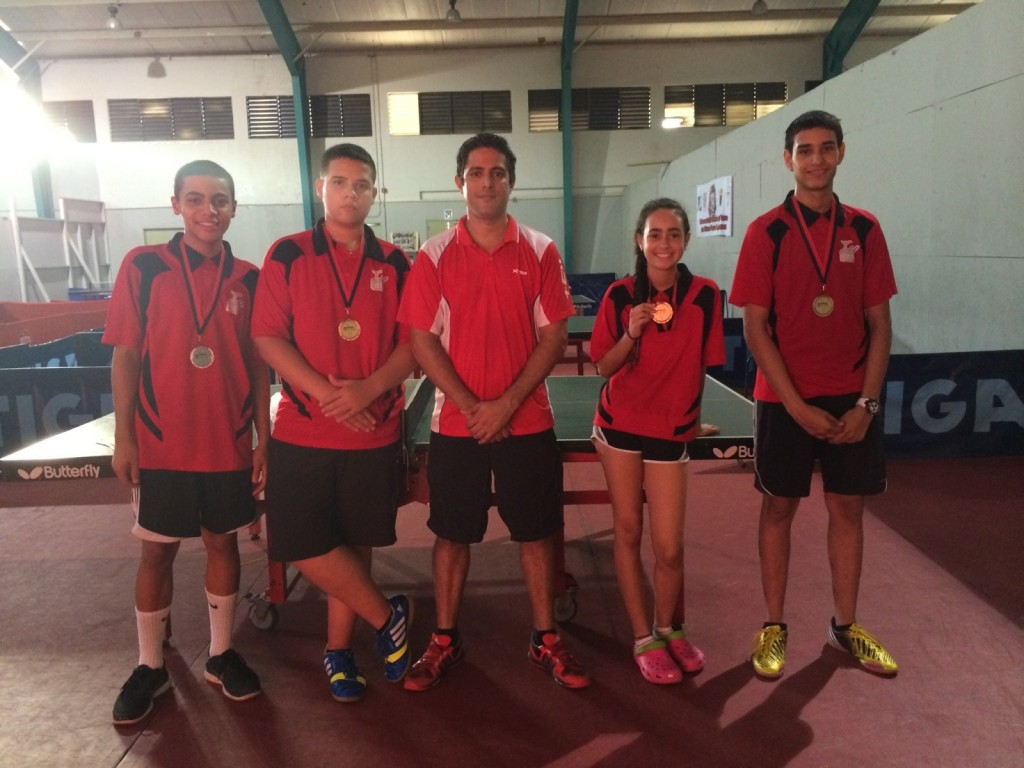 Ganadores Tenis de Mesa